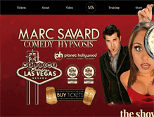 Tablet Screenshot of marcsavard.com